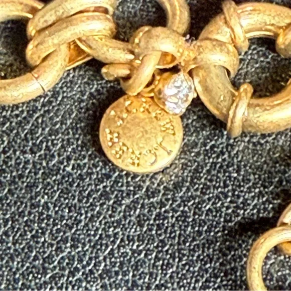 J.Crew Crystal Rainbow Flower Lattice Statement Necklace 18" +3"Ext - Picture 3 of 7